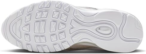 Nike Air Max 97 Women's Shoes (FQ8889-100, White/Platinum Tint/Metallic Silver/) Size 6.5 in Saudi Arabia