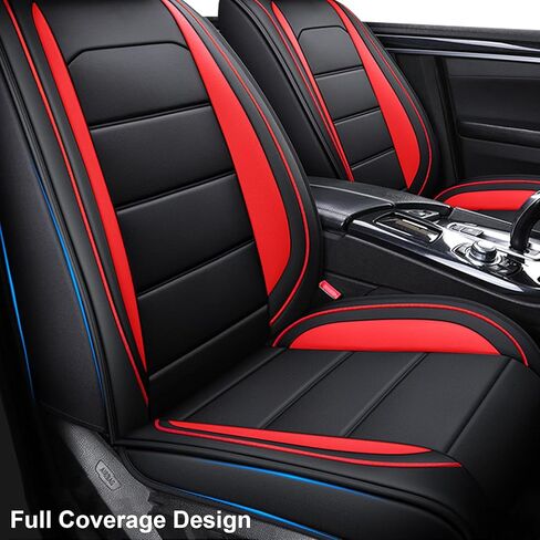 5pcs Car Seat Covers fit for 2010-2024 Nissan Rogue,Full Coverage Car Seat Cover Front Rear Seat Protector,Black Grey with 2 Pillows in Kuwait