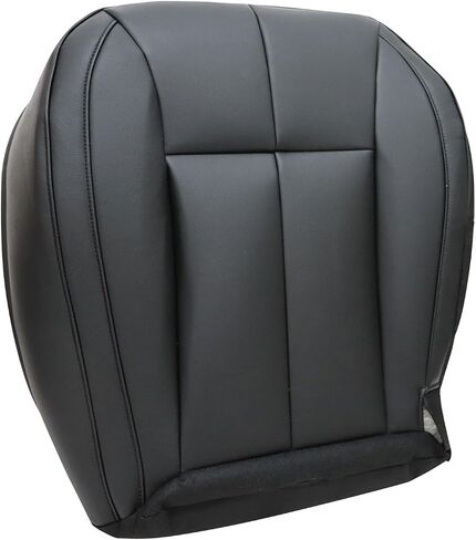 SecosAutoparts Driver Bottom Black Leather with Black Lines Seat Cover Compatible with Jeep Grand Cherokee 1999 2000 2001 2002 2003 2004 in Saudi Arabia