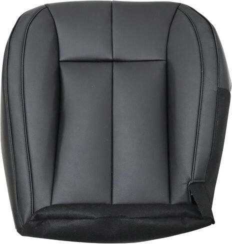 SecosAutoparts Driver Bottom Black Leather with Black Lines Seat Cover Compatible with Jeep Grand Cherokee 1999 2000 2001 2002 2003 2004 in Saudi Arabia
