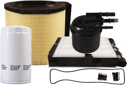 AULDAY FD4625 Fuel Filter and FL2124S OIL FILTER FA1927 Kit Replacement for F250 F350 F450 F550 Super Duty 6.7L 2017 2018 2019 Diesel Engine Replaces HC3Z-9N184-B FL2051S HC3Z-9601-A in Saudi Arabia
