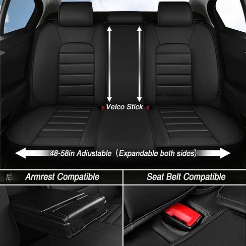 أغطية المقاعد لتويوتا RAV4 2013-2025 ، أغطية مقعد سيارة Nappa الجلدية ، أغطية مقاعد مميزة مضادة للماء ، مقعدات للسيارات ، مجموعة كاملة ، مجموعة كاملة ، حمراء حمراء سوداء in Kuwait