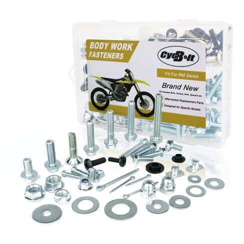 220PCS Body Work Bolt Kit Fit for RM-Z250 RM-Z450 RM250 RMX250 RMX450Z RM85 RM100 RM125 RM60 RM65 RM80 Dirt Bike Body Fender Fasteners Bolts Set in Kuwait