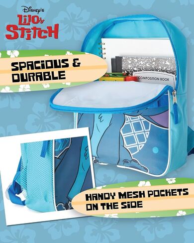 سريع الأمام غرزة الأطفال حقيبة الظهر ومجموعة صندوق الغداء - 14 بوصة 3D Bookbag Boys Girls Backpack with Lunch Box School Facs in Kuwait
