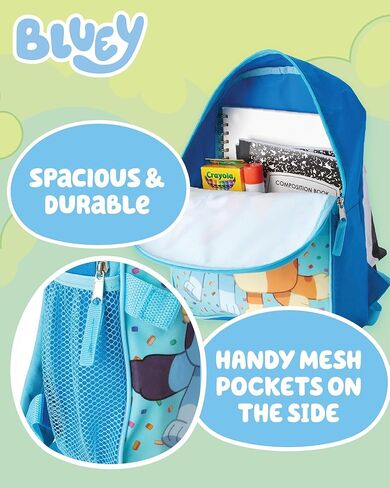 سريع الأمام غرزة الأطفال حقيبة الظهر ومجموعة صندوق الغداء - 14 بوصة 3D Bookbag Boys Girls Backpack with Lunch Box School Facs in Saudi Arabia