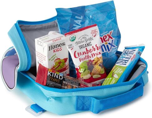 سريع الأمام غرزة الأطفال حقيبة الظهر ومجموعة صندوق الغداء - 14 بوصة 3D Bookbag Boys Girls Backpack with Lunch Box School Facs in Kuwait