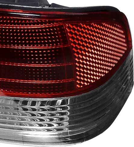 SPEC-D TUNING Red Clear Lens Tail Lights Compatible with 1997-2001 Honda Prelude, Left + Right Pair Assembly in Saudi Arabia