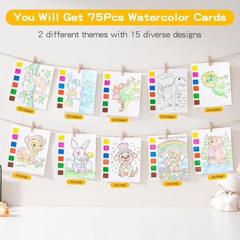Rotu Water Coloring Books for Kids Party Favors for Kids 4-8 3-5, Birthday Gifts Classroom Prizes Goodie Bags Stuffers Bulk Art Craft Supplies, 30 Pack(210Pcs) in Saudi Arabia