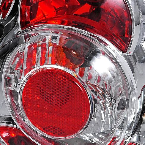 SPEC-D TUNING Chrome Housing Clear Lens Tail Lights Compatible with 1999-2005 VW Jetta/Bora MK4 4-door Sedan, Left + Right Pair Assembly in Saudi Arabia