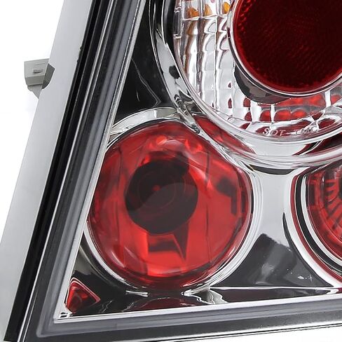 SPEC-D TUNING Chrome Housing Clear Lens Tail Lights Compatible with 1999-2005 VW Jetta/Bora MK4 4-door Sedan, Left + Right Pair Assembly in Saudi Arabia