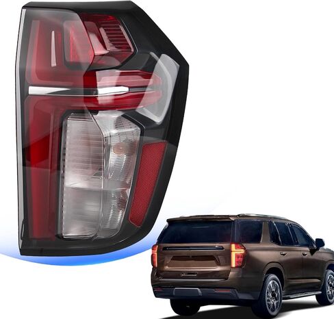 LED Tail Lights Compatible with Chevy Tahoe Suburban LS LT RST Z71 2021 2022 2023 Rear Brake Lights Assembly ‎Replace: 84849417 GM2801322 (Right Passenger Side) in Kuwait