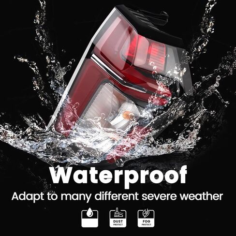 LED Tail Lights Compatible with Chevy Tahoe Suburban LS LT RST Z71 2021 2022 2023 Rear Brake Lights Assembly ‎Replace: 84849417 GM2801322 (Right Passenger Side) in Kuwait