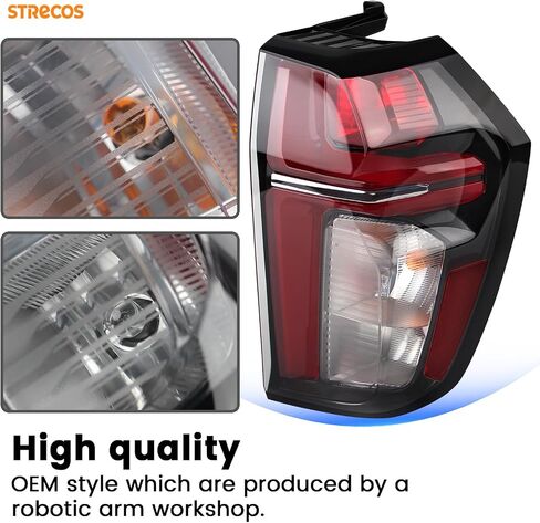 LED Tail Lights Compatible with Chevy Tahoe Suburban LS LT RST Z71 2021 2022 2023 Rear Brake Lights Assembly ‎Replace: 84849417 GM2801322 (Right Passenger Side) in Kuwait