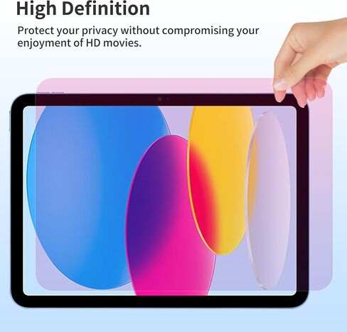 Screen Protector for iPad A16 2025 11th/10th 2022 Generation (11-inch/10.9) 9H Tempered Glass [Face ID & Apple Pencil Compatible] HD Clear Case Friendly[2 Pack] in Saudi Arabia