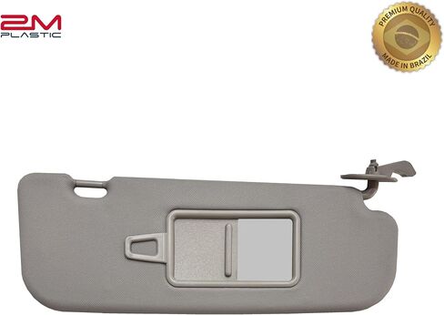 Sun Visor Fits for 2011-2015 Hyundai Elantra Gray Without Light OE Quality 2MPLASTIC (Left - Driver) in Saudi Arabia