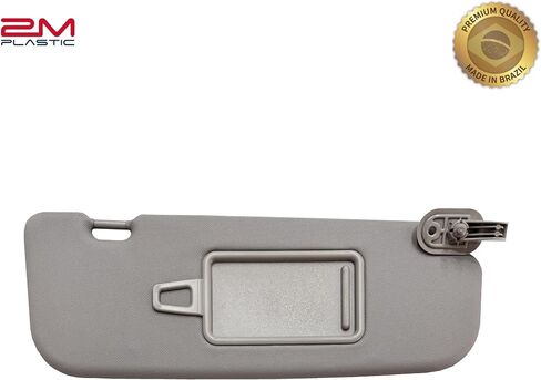 Sun Visor Fits for 2011-2015 Hyundai Elantra Gray Without Light OE Quality 2MPLASTIC (Left - Driver) in Saudi Arabia