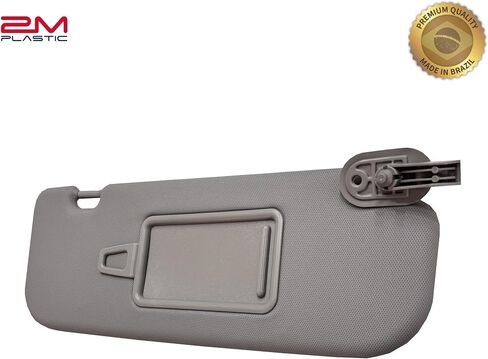 Sun Visor Fits for 2011-2015 Hyundai Elantra Gray Without Light OE Quality 2MPLASTIC (Left - Driver) in Saudi Arabia