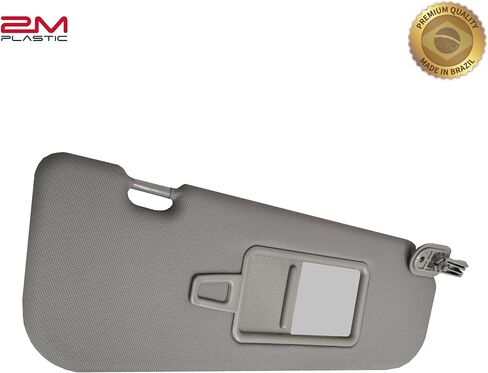 Sun Visor Fits for 2011-2015 Hyundai Elantra Gray Without Light OE Quality 2MPLASTIC (Left - Driver) in Saudi Arabia