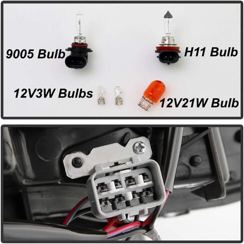 ACANII - For 2009 2010 2011 2012 2013 Subaru Forester Halogen Headlights Headlamps w/Bulbs Driver + Passenger Side in Saudi Arabia