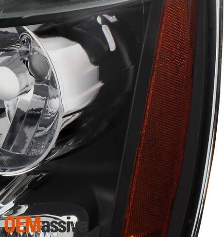 AKKON - For 07-13 Suburban Tahoe Avalanche Chrome Clear Headlights Front Lamps Direct Replacement Left + Right in Saudi Arabia