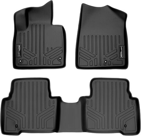 Smartliner Custom Fit Floor Mats 2 Row Liner Set متوافقة مع 2013-2018 Hyundai Santa Fe in Saudi Arabia