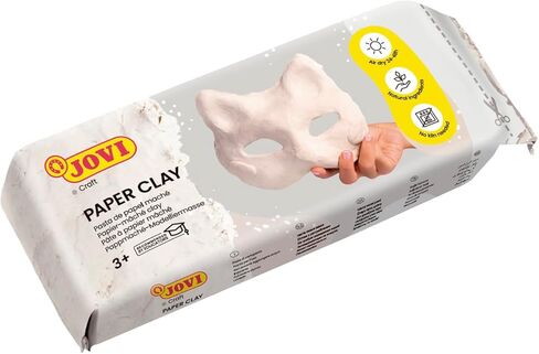 Jovi - PatMaché, Pack of Two Ready-to-use 1.5 lb Paper Clay Bars, Total Weight 3 lb, White Air-Hardening Papier Mache for Arts and Crafts Projects in Saudi Arabia