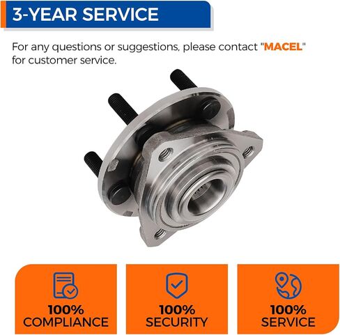PAROD 513138 Front Wheel Hub and Bearing Assembly Fit for 1995-2006 Dodge Stratus, 1995-2000 Chrysler Cirrus, 1996-2006 Sebring, 1996-2000 Plymouth Breeze,5Lugs in Saudi Arabia