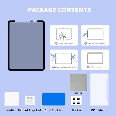360 °Privacy Protect Screen for iPad Pro 11 inch 2024 (A2837/A3006/A2836), Privacy Filter Film for iPad Pro 11 inch M4, anti-glare and anti-blue light in Saudi Arabia