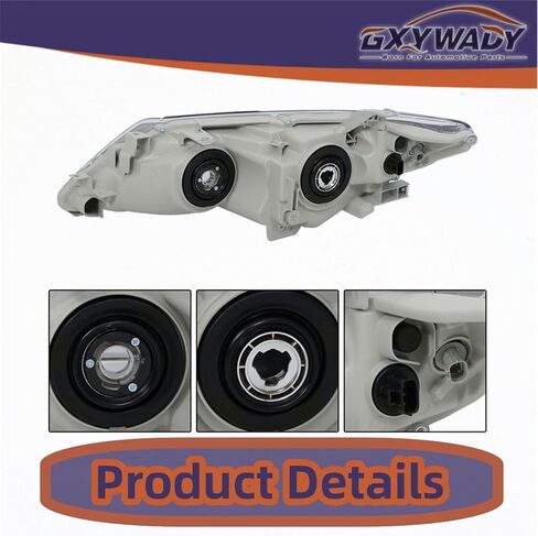 Gxywady المصابيح الأمامية مصابيح الرأس الأمامية استبدال لعام 2012 2013 2014 كامري Se Headlight Assembly زوج اليسار واليمين in Saudi Arabia