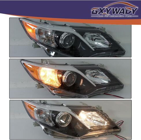 Gxywady المصابيح الأمامية مصابيح الرأس الأمامية استبدال لعام 2012 2013 2014 كامري Se Headlight Assembly زوج اليسار واليمين in Saudi Arabia