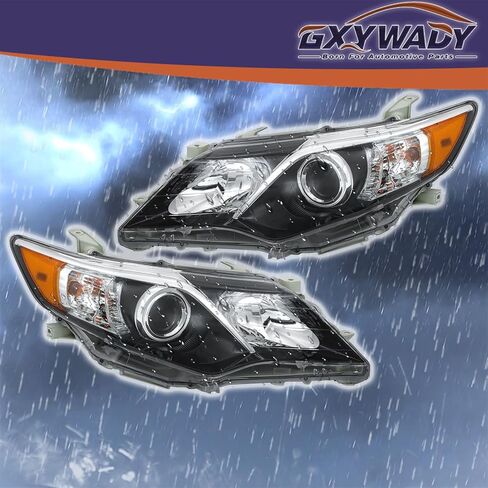 Gxywady المصابيح الأمامية مصابيح الرأس الأمامية استبدال لعام 2012 2013 2014 كامري Se Headlight Assembly زوج اليسار واليمين in Saudi Arabia