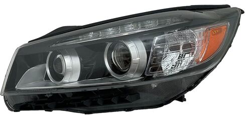 Front Headlight Assembly Compatible with 2016 2017 2018 Sorento | Halogen with LED Accent Light Left Driver Side 1pc | Replaces Part Number 92101C6010 KI2502186 in Saudi Arabia