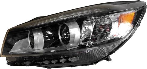 Front Headlight Assembly Compatible with 2016 2017 2018 Sorento | Halogen with LED Accent Light Left Driver Side 1pc | Replaces Part Number 92101C6010 KI2502186 in Saudi Arabia