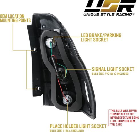 USR 03-09 GX470 Headlights – Black Housing Head Lamps (Left + Right) Pair - Compatible with 2003-2009 Lexus GX470 SUV All Models (PROJECTOR - GLOSSY BLACK HOUSING HEADLIGHT/PLUG AND PLAY READY) in Saudi Arabia