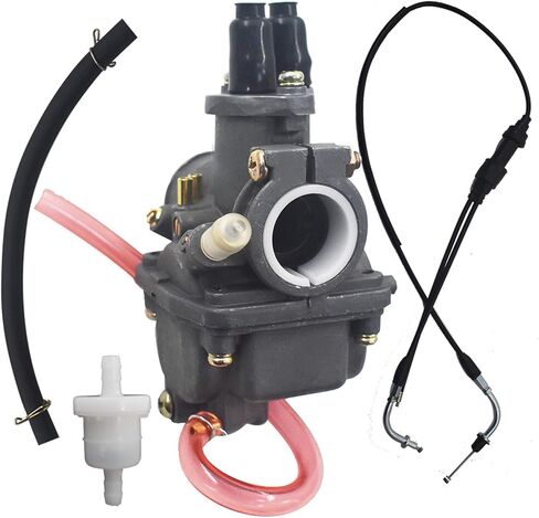 WFLNHB Carburetor Air Filter Throttle Cable Replacement for Yamaha PW80 Dirt Bike Carb 1983-2006 in Saudi Arabia