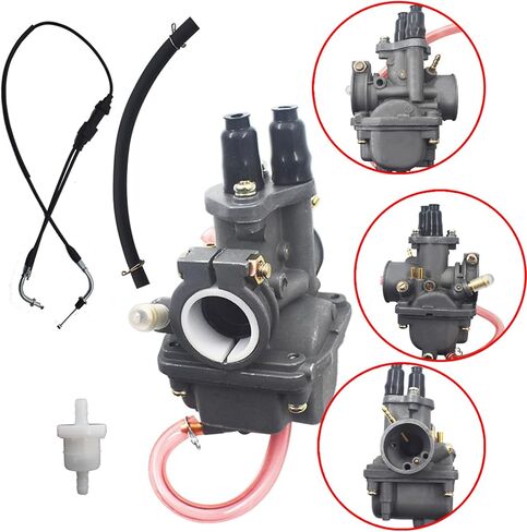 WFLNHB Carburetor Air Filter Throttle Cable Replacement for Yamaha PW80 Dirt Bike Carb 1983-2006 in Saudi Arabia
