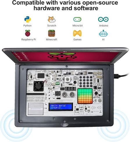 ELECROW All-in-one Starter Common Board Kit Compatible with Arduino Projects, 15 Sensors Modules Kit and Online Tutorials(21 Lessons) in Saudi Arabia