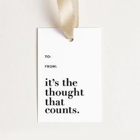 50-Pack Gift Tags - “A Gift for You" | Holiday, Christmas, Gifts, and Birthday Tags | Personalized Labels for Presents | Women-Owned Business in Kuwait