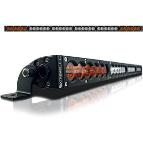 LED Extreme Amber/White (اللون المزدوج) شريط فاتح 38 بوصة لرف السقف صف واحد - 180 واط 162000LM Combo Combo Beam Spot Vlood for Truck Trailer ATV UTV SUV Boat RV in Kuwait