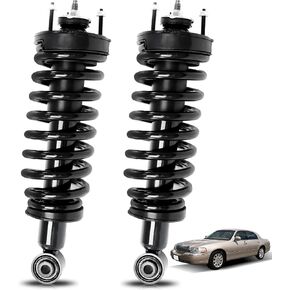 TOPAZ Front Left & Right Complete Strut Shock Absorber Compatible with 2003 2004 2005 2006 2007 2008 2009 2010 2011 Ford Crown Victoria for Lincoln Town for Mercury Grand Marquis Replace#171346 2PCS in Saudi Arabia