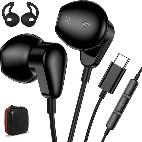 سماعات USB C لـ IPAD 10th Generation 11th A16 Mini 6th Gen iPad Pro 13 inch 11 بوصة من النوع C لسماعات الأذن لـ iPhone 16 Pro 15 Plus in Kuwait