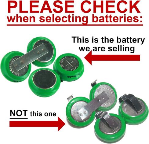 TV Earphones 5.0 Rechargeable NiMH Headset Replacement Battery Replaces 40810 Fits 5.0 TV Earphones Version ONLY Assembled in USA in Saudi Arabia