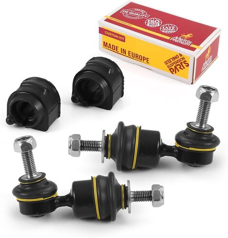 Metrix Premium Chassis Parts-4 PC Sway Sway Bar Bar Bar Rink & Stabilizer Bar Brating Kit Fits 2004-2013 Mazda 3 ، 2010-2013 Mazda 3 Sport ، استبدال K80867 ، K200808 ، صنع في أوروبا in Saudi Arabia