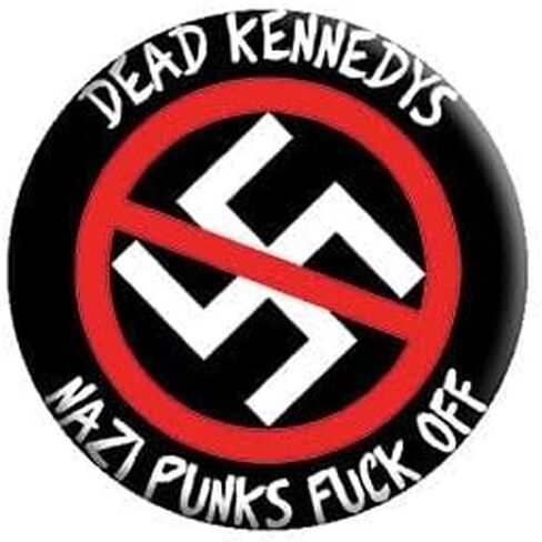 Dead Kennedys Nazi Punks F!ck Off 1.25 Inch Round Button Pin Badge in Kuwait
