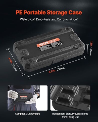 مجموعة مقبس Vevor Hex Bit ، 32 قطعة ، S2 سبيكة الصلب والصلب CR-V ، SAE القياسي والمتري ، 1/4 بوصة ، 3/8 بوصة ، و 1/2 في محركات ، مع حالة تخزين محسنة ، مجموعة ألين للمقبس للميكانيكا ، إصلاح السيارات in Kuwait