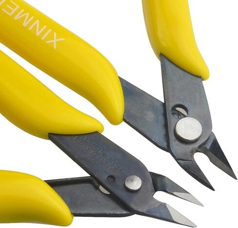 5PCS Wire Cutters Precision Electronic Flush Cutters Mini Cutting Pliers for Ultra-fine Cutting Needs (5 Colors) in Saudi Arabia