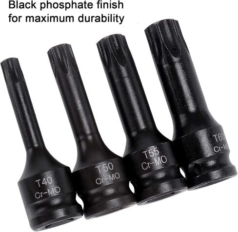 7-Piece 3/8 Inch Drive T20-T60 Torx Star Driver Bit Socket Set Cr-Mo One-Piece Construction Air Impact Socket Hand Tools For Men in Kuwait