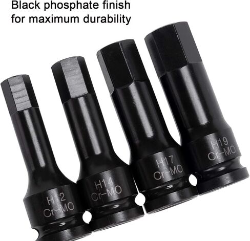 7-Piece 3/8 Inch Drive T20-T60 Torx Star Driver Bit Socket Set Cr-Mo One-Piece Construction Air Impact Socket Hand Tools For Men in Kuwait