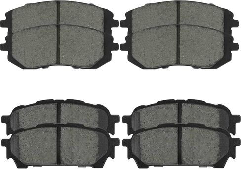 AutoShack Front and Rear Ceramic Brake Pads Set 8pcs Replacement for 2004-2007 Subaru Impreza 2004-2008 Forester 2005-2006 Saab 9-2X 2.0L 2.5L AWD SCD929-1004 in Saudi Arabia