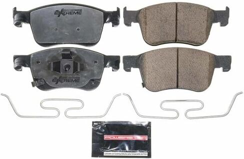 Powerstop Front Street Performance Carbon-Filed Ceramic Brake Fads for Acura Integra 2023 ، Honda Accord 2018-2022 ، Honda Civic 2022-2023 [Vehicle Secons] in Saudi Arabia